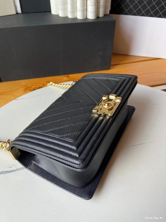 First Bag Ru BOY BAG 20CM 25CM CHANEL 0802